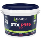 Клей Bostik (Бостик) Stix P956 (Стикс) для ПВХ, паркета, каучуковых напольных покрытий двухкомпонентный 2k PU (2к ПУ) полиуретановый 8 кг