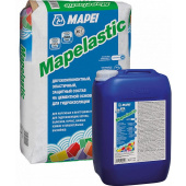 Гидроизоляция цементная Mapei (Мапей) Mapelastic двухкомпонентная комплект (А+Б) 32 кг