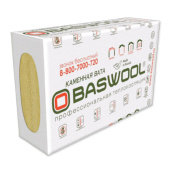 Теплоизоляция Baswool Фасад 120 1200х600х50 мм, 6 шт (120 кг/м3; 0.216 м3; 4.32 м2)