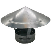 Зонт крышный оцинкованный d200 мм (4607122243153/200RUG)