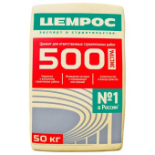 Портландцемент Цемрос (Cemros) M500 ЦЕМ II А-Ш 42.5 Н 50 кг