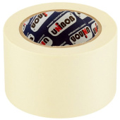 Лента малярная клейкая Unibob (Унибоб) белая 72 мм 50 м (76077)