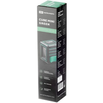 Лазерный уровень ADA Instruments (Ада Инструмент) Cube Mini Green Professional Edition со штативом (А00529)