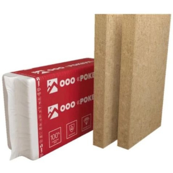 Утеплитель Rockwool (Роквул) Каркас Баттс 1000х600х100 мм, 6 шт (37 кг/м3; 0.36 м3; 3.6 м2)
