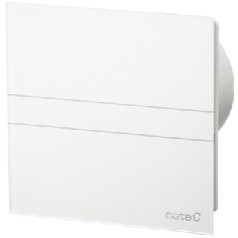 Вытяжной вентилятор Cata (Ката) E-120 GT осевой с таймером 180х180 мм d120 мм Белый