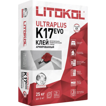 Клей для плитки Litokol (Литокол) K17 25 кг