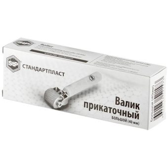 Валик металлический 40 мм стержень D30/30 мм для шумоизоляции с ручкой StP (Стандартпласт)