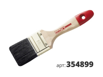 МАКО кисть флейцевая, элитная чёрная mako fil plus смесь щетины 354899