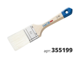 MAKO кисть флейцевая, белая mako all in one щетина 355199