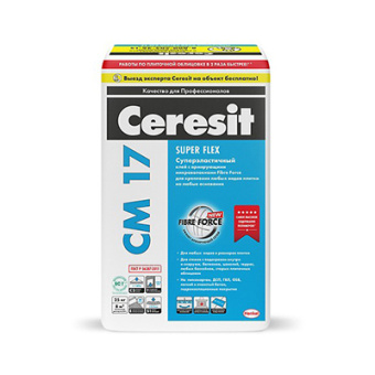 Клей универсальный высокоэластичный Ceresit (Церезит) CM 17 25 кг