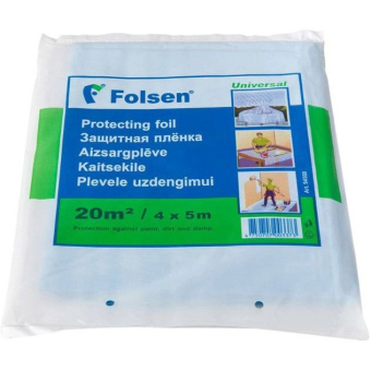 Пленка защитная Folsen (Фолсен) 7 мкм 4х5 м (20 м2)