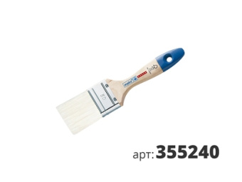 МАКО Кисть флейцевая, белая mako all in one щетина 355240