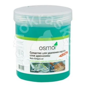 Средство для удаления серого слоя древесины OSMO 6609 Holz-Entgrauer Kraft Gel